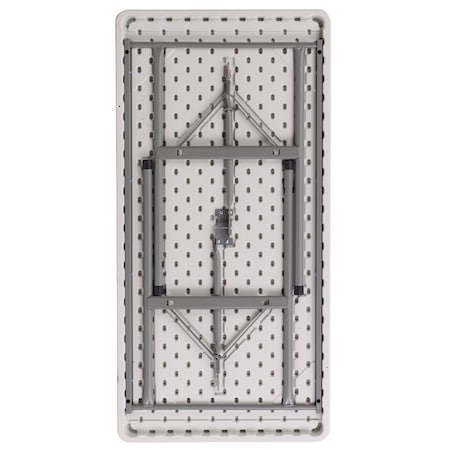 Atlas Commercial Products Titan Series 24W x 48L Granite White Plastic Folding Table PFT23-2448